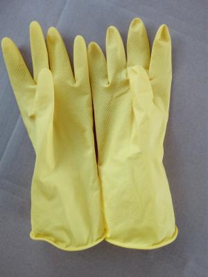 China Thin household gloves yellow gloves multi-purpose household rubber gloves for sale