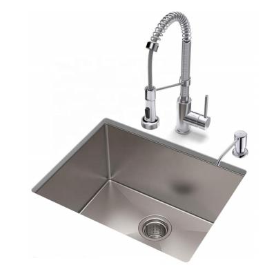 China Without Faucet Manufacturers Handmade Stainless Steel Cabinet Kitchen Sink for sale