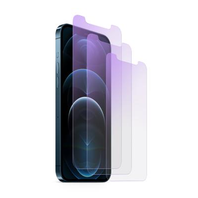 China Mobile Phone Ray Tempered Glass Screen Protector Anti-blue For iPhone 12 Series for sale