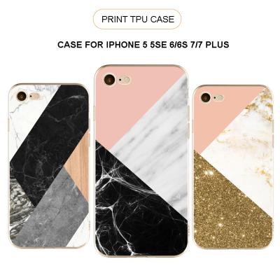 China Design Protective Marble Case For iPhone 6 2017 Customized Printed Marble Pattern TPU Back Cell Phone Hot Selling Mobile Case For iPhone 7 6s plus 6s 5se for sale