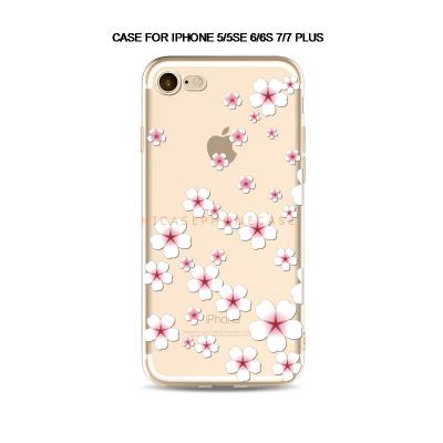 China Protective Girl Patterns Fashion Color Painted TPU Mobile Phone Cover Case For iPhone 6/6s 7 Plus for sale