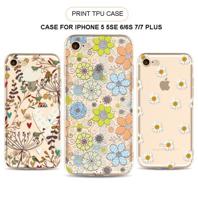 China Protective Case For iPhone 7 For iPhone 7 Case, Cute Flower Print Phone Case For iPhone 6 6s, Phonecase Mobile Phone Shell For I8 for sale