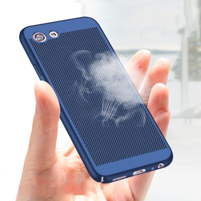 China Creative Radiation New Style Fast Cooling Mobile Accessories Frosted Hard Plastic Honeycomb PC Back Cover Case For VIVO X9 V5 X6 plus X7 Y66 Y67 Y53 for sale