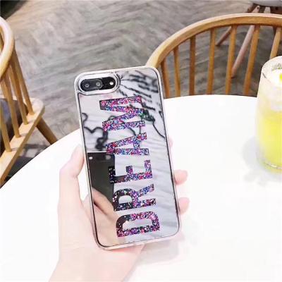 China Electropalting Protective Liquid English Letter Mirror Cover Dreamy Letter Phone Case For iPhone 7/7plus for sale