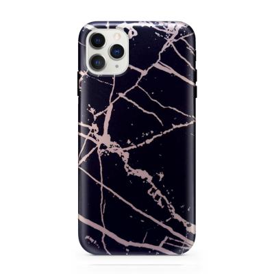 China 2019 IMD Design Tan Chrome Rose Gold IMD Marble TPU Mobile Phone Cover Case For iPhone 11pro Max Marble Cover For iPhone 11 pro for sale