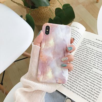 China ForiPhone 11pro Max Xs Max XR 8 Skin Cover Mrable TPU Matte Protective Marble Pattern Shell Pink 7 6s 6 plus Luxury Case Phone Accessory, For iPhone 11 Case for sale