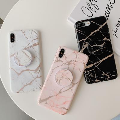 China Imd Design For iPhone 11proMax Cover Mobile Accessories Black White Rose Gold Chrome Marble Smartphone Case For iPhone 6 7 8 XR plus XS Max for sale