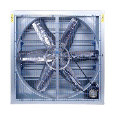 China Greenhouse/poultry farm/factory drop hammer air cooler exhaust fan for greenhouse poultry house, 25000 cfm wall mounted fan for sale