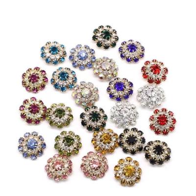 China Garment\other doll belts, shoes, bags, purses, etc. heavy workmanship beads rhinestone rhinestone applique DIY rhinestone buckle buttons for sale