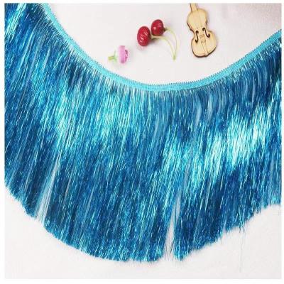 China Tinsel Lametta Material 20cm Tassel Fringe / Shrink-Resistant Tassel Fringing Trim for sale