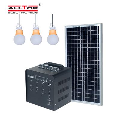 China ALLTOP Home Outdoor Energy Saving Portable Solar Panel Home Solar Power System for sale