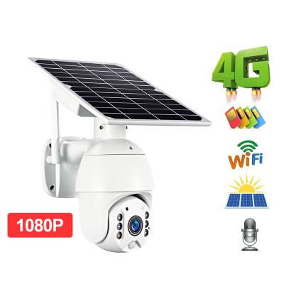 China ALLTOP Siren Integrated New Products HD 1080P IP65 Wireless Outdoor Waterproof CCTV Solar Camera for sale