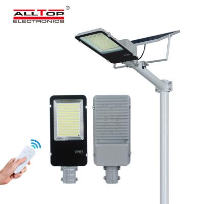 China ALLTOP villa aluminum waterproof high lumen ip65 200w 300w remote control outdoor solar led street light for sale