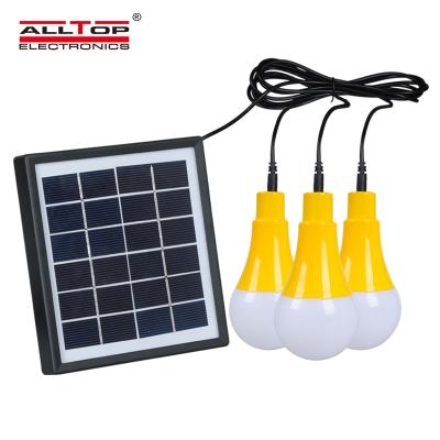 China ALLTOP new design ip65 high efficiency guarantee 5w outdoor waterproof energy saving solar led light 3 years for sale