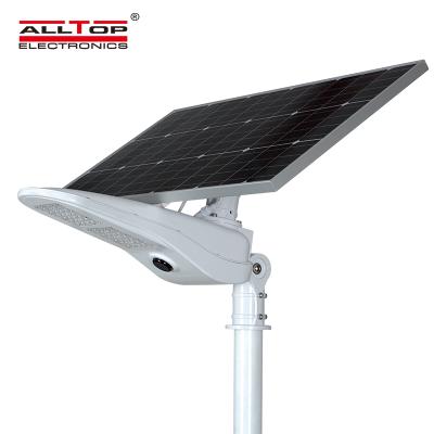 China ROAD ALLTOP High Power Smd Ip65 Waterproof Outdoor 50w Integrated Solar LED Street Light for sale