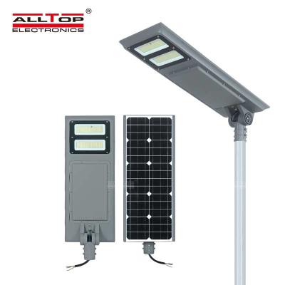 China ALLTOP 3 Years Warranty CE RoHS IP65 Outdoor Waterproof 100w All In One Solar Led Street Light for sale