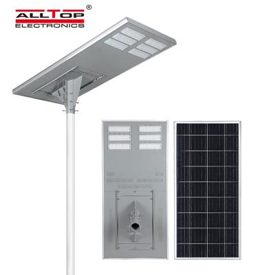 China Wholesale Parks Alltop Aluminum 200w Waterproof New Ip65 Design All In One Solar Led Street Light for sale