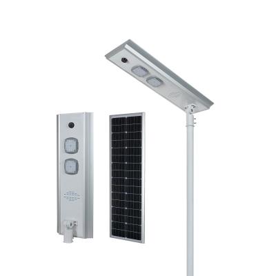 China ROAD ALLTOP Outdoor Waterproof Aluminum Housing Ip65 SMD 50w 100w 150w Integrated All In One Solar LED Street Light for sale