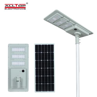 China ALLTOP ROAD High Light Dimmable Waterproof Ip65 SMD 40w 60w 120w 180w Sensor Integrated All In One Solar LED Street Light for sale