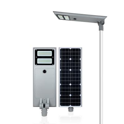 China ROAD ALLTOP IP65 Outdoor Integrated Road Fixture Lighting 40 60 100 Watts All In One Solar LED Street Light for sale