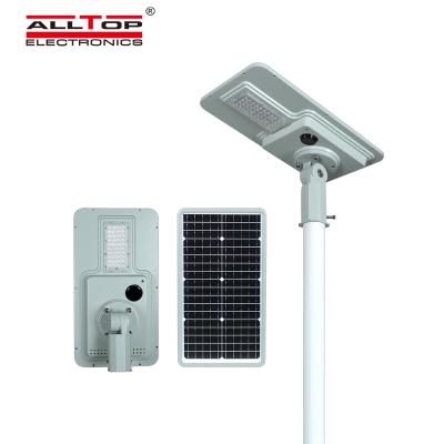 China ROAD ALLTOP Outdoor Lighting Waterproof Ip65 High Efficiency Smd 40w 60w 120w 180w Integrated All In One Led Solar Street Light for sale