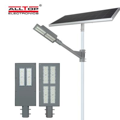 China ALLTOP ROAD 180w High Quality Outdoor Waterproof Long Shine Solar Panel Battery Life Solar Street Light Price for sale