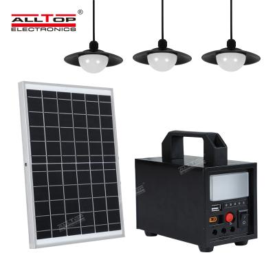 China ALLTOP New Design Home Portable Off Grid Home 20W 40W 60W Solar Power System With Bulb for sale