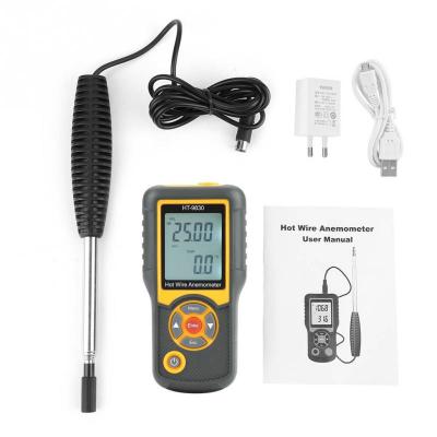 China Xintai Hot Sale Air Velocity Tester Hti Ht-9830 Hot Wire Anemometer Air Flow Tester Air Wind Flow Meter ht-9830 HT-9830 for sale