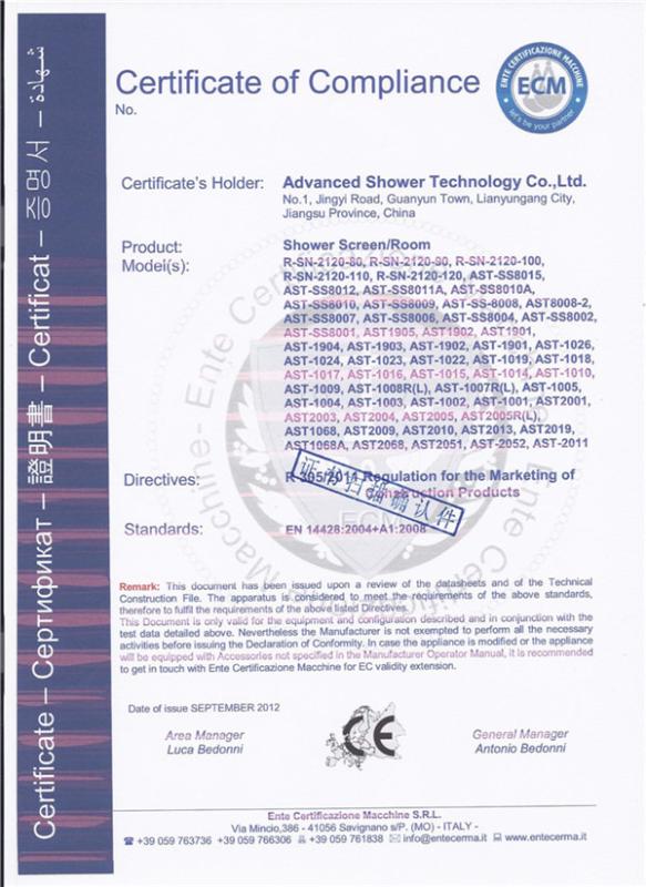 CE - Advanced Shower Technology Co., Ltd.