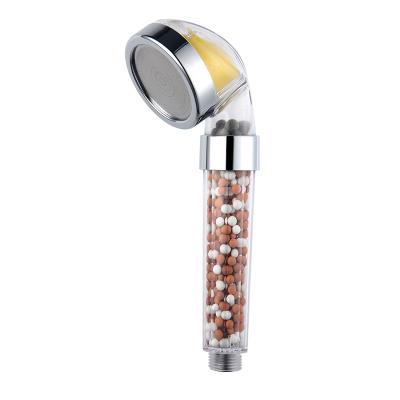 China Without Vitamin C Sliding Bar Shower Head Mineral Stone Filtered Hand and Water Saver Filter Vitamins for sale