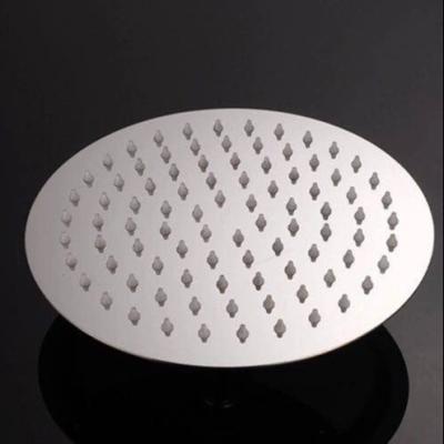 China Without Needles 304 Stainless Steel 2mm Ultra Thin Rainfall Shower Head 6 Inch Overhead Rainfall Shower Head for sale