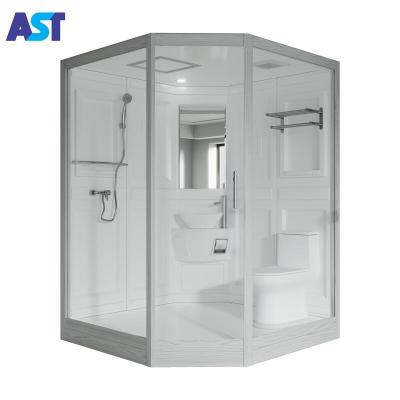 China Contemporary Mini Bath Line-Shape Cubic Interior Glass Door For Bedroom Shower Rooms for sale