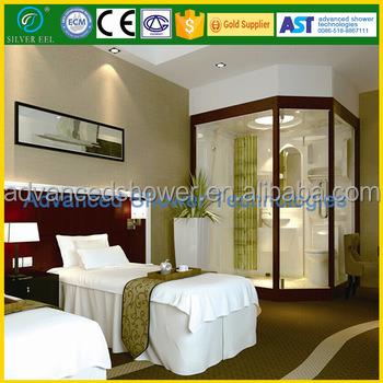 China With View Nursing Home Villa Use Complete Prefab ABS Shower Pod Modular Bathrooms for sale