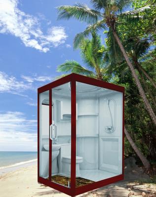 China Modern Modular Bathroom Pods Shower Room Portable Toilet Units for sale