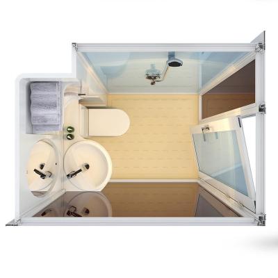 China With View China Suppliers Prefab Shower And Toilet Modular Bathroom Unit for sale