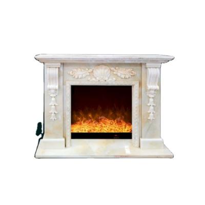 China China Indoor Fireplace Factory Price Traditional Outdoor Fireplace Mantel Marble Surround for sale