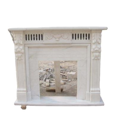 China Traditional Best Quality Craft Promotional Chinese Slate Marble Artificial Fireplace for sale