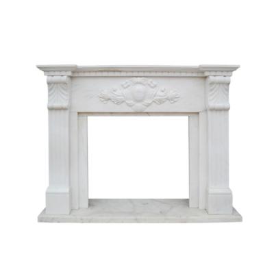 China Best Selling Traditional Slate Natural Marble Stone Pedestal Slab Traditional Outdoor Fireplace for sale