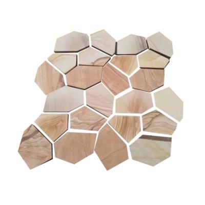 China Good Quality Modern Wall Nature Rectangle Tiles Decorative Marble Mosaic for sale