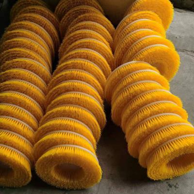 China Solar cleaning around yellow solar brush head for solar panel cleaning for sale