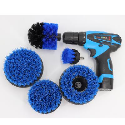 China Sustainable 5Pcs Electric Drill Cleaning Brush For Car Cleaning And Housekeeping for sale