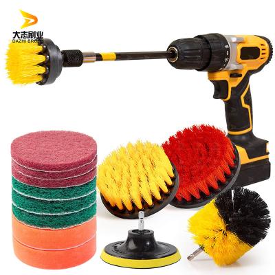 China High Efficiency Electric Drill Cleaning Brush For Bathroom Cleaning for sale