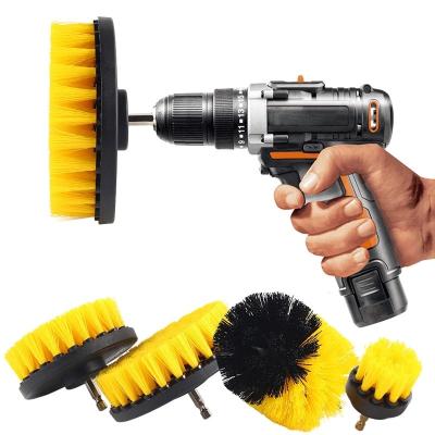 China Cleaning/Polishing 3/4/12/14 Pcs Drill Brush Power Scrubber Brush Kit For Bathroom Kitchen Car Cleaning for sale