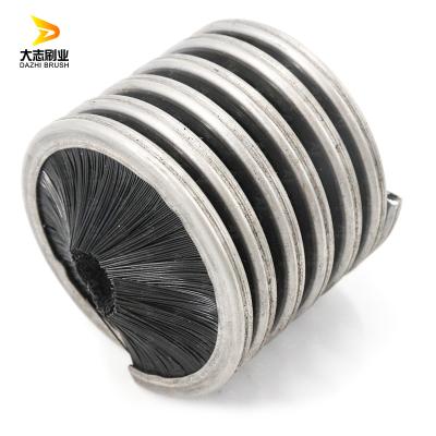 China Long Life Low Cost Coil Spring Nylon Internal Spiral Brush Wire Inner Hole In The Brush for sale