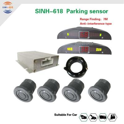 China Waterproof Parking Sensors for truck and bus with Numeral and color LED Display for sale