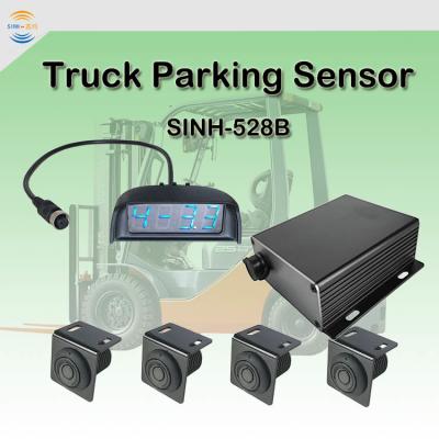 China Truck blind spot detection 4 ultrasonic sensors reversing radar system for sale