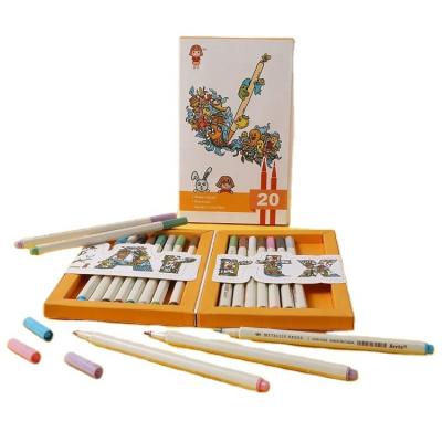 China Arrtx High Quality Metallic Paint Pen Set Acrylic Marker Pens for Drawing on Glass and Window for sale