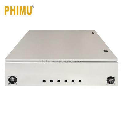 China customized 304 stainless steel metal enclosure with holes and air vent for sale