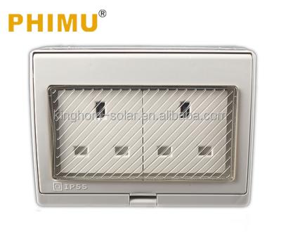 China IP55 13A waterproof wall switch and socket FML-2S with TUV. CE FML-2S Approval for sale