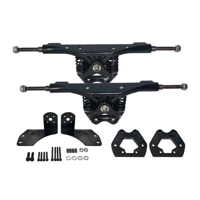 China Maytech Electric DIY Electric Skateboard Mountainboard Front and Rear Truck Set with Motor Mount and Shock Mount Spacer for sale